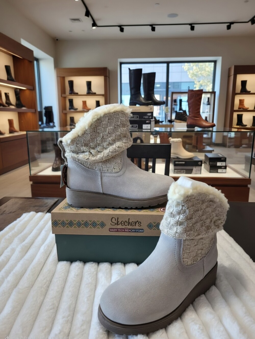 SKECHERS KEEPSAKES WEDGE BOOTIES BOOTS WOMEN'S SZ 8 NEW WITH BOX